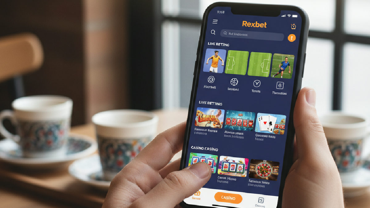 Rexbet mobil uygulamasının kullanıcı dostu arayüzü ve hızlı erişim avantajları.